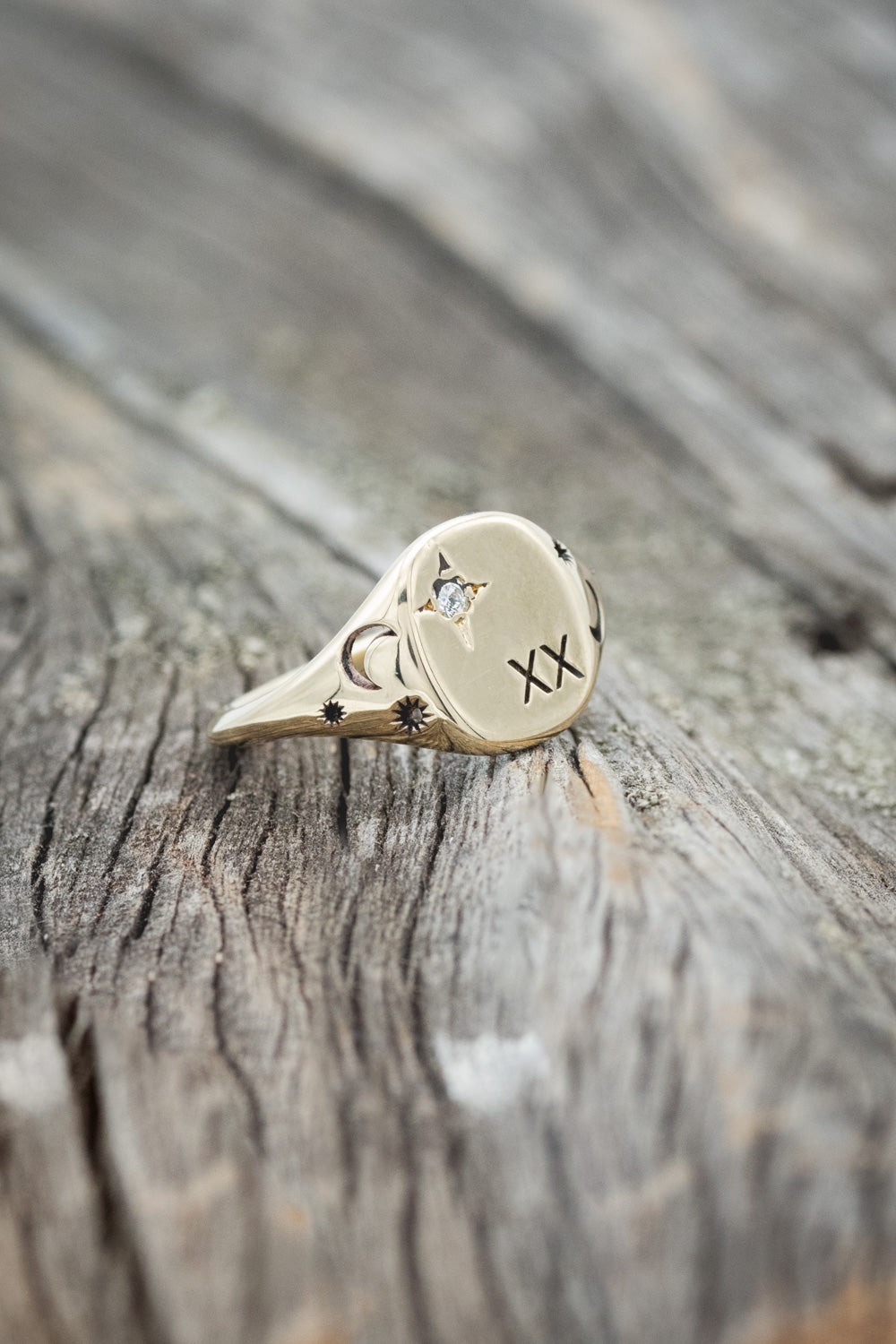 CUSTOM ENGRAVED CLASS RING / CUSTOM SIGNET RING-11
