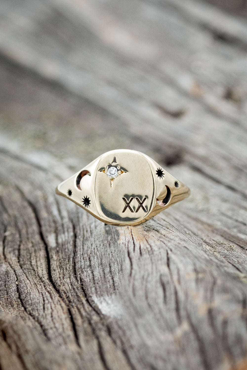 CUSTOM ENGRAVED CLASS RING / CUSTOM SIGNET RING-8
