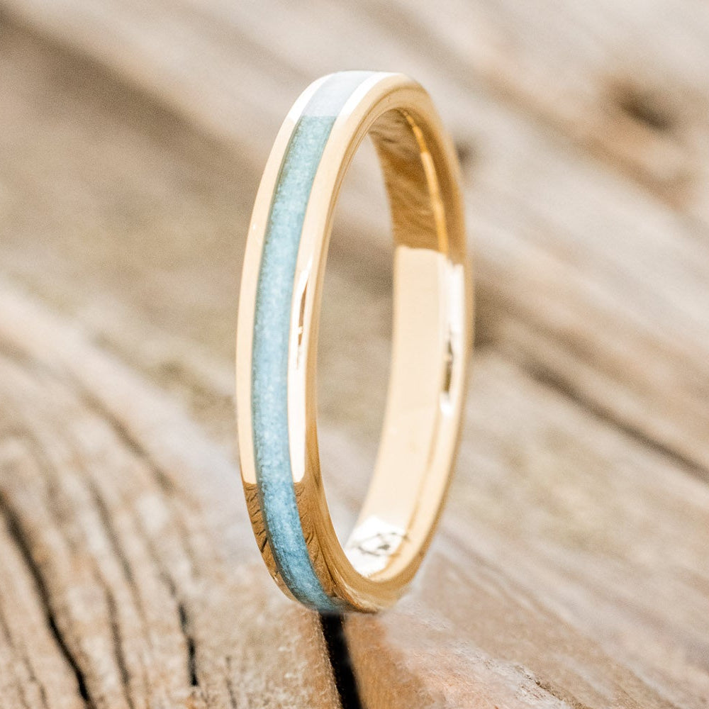 "ETERNA" - TURQUOISE STACKING BAND-17