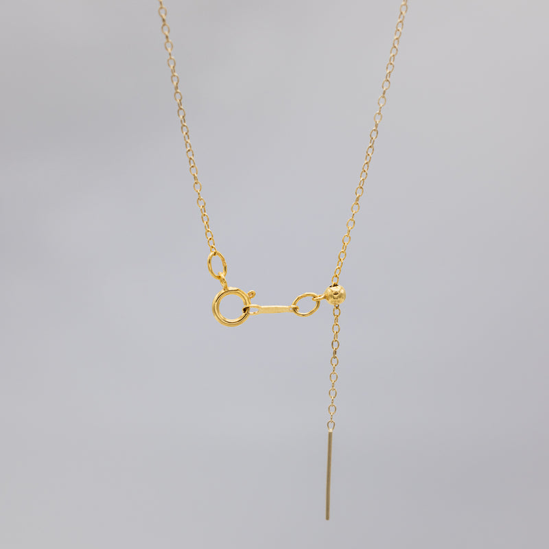 ADJUSTABLE THREADER CABLE CHAIN NECKLACE