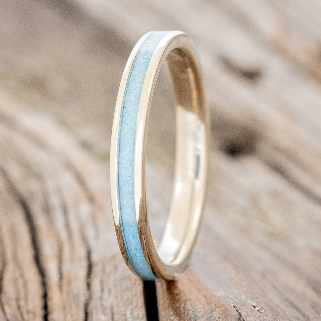 "ETERNA" - TURQUOISE STACKING BAND-19