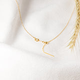 ADJUSTABLE THREADER CABLE CHAIN NECKLACE