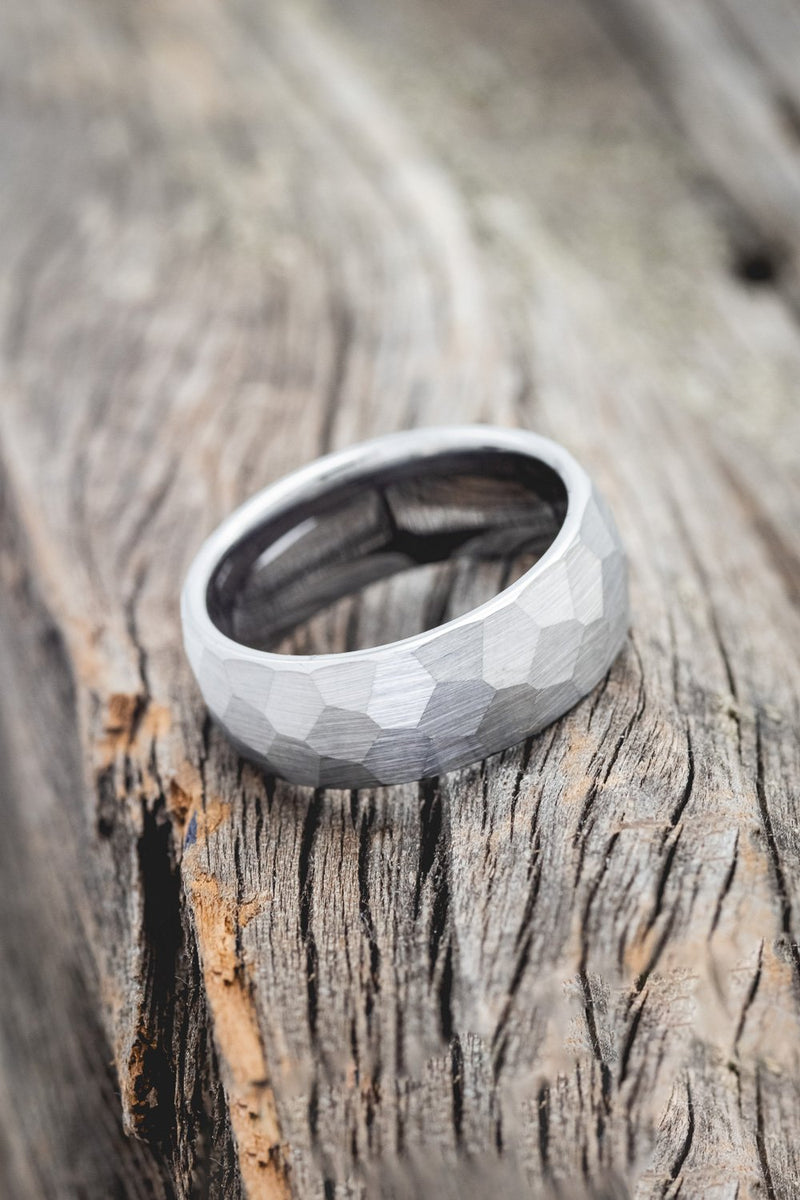 FACETED TUNGSTEN RINGS - READY TO SHIP-4