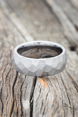 FACETED TUNGSTEN RINGS