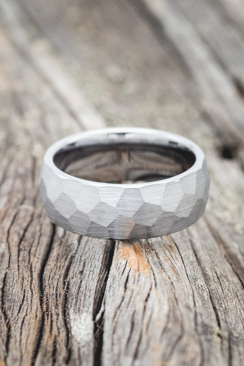 FACETED TUNGSTEN RINGS - READY TO SHIP