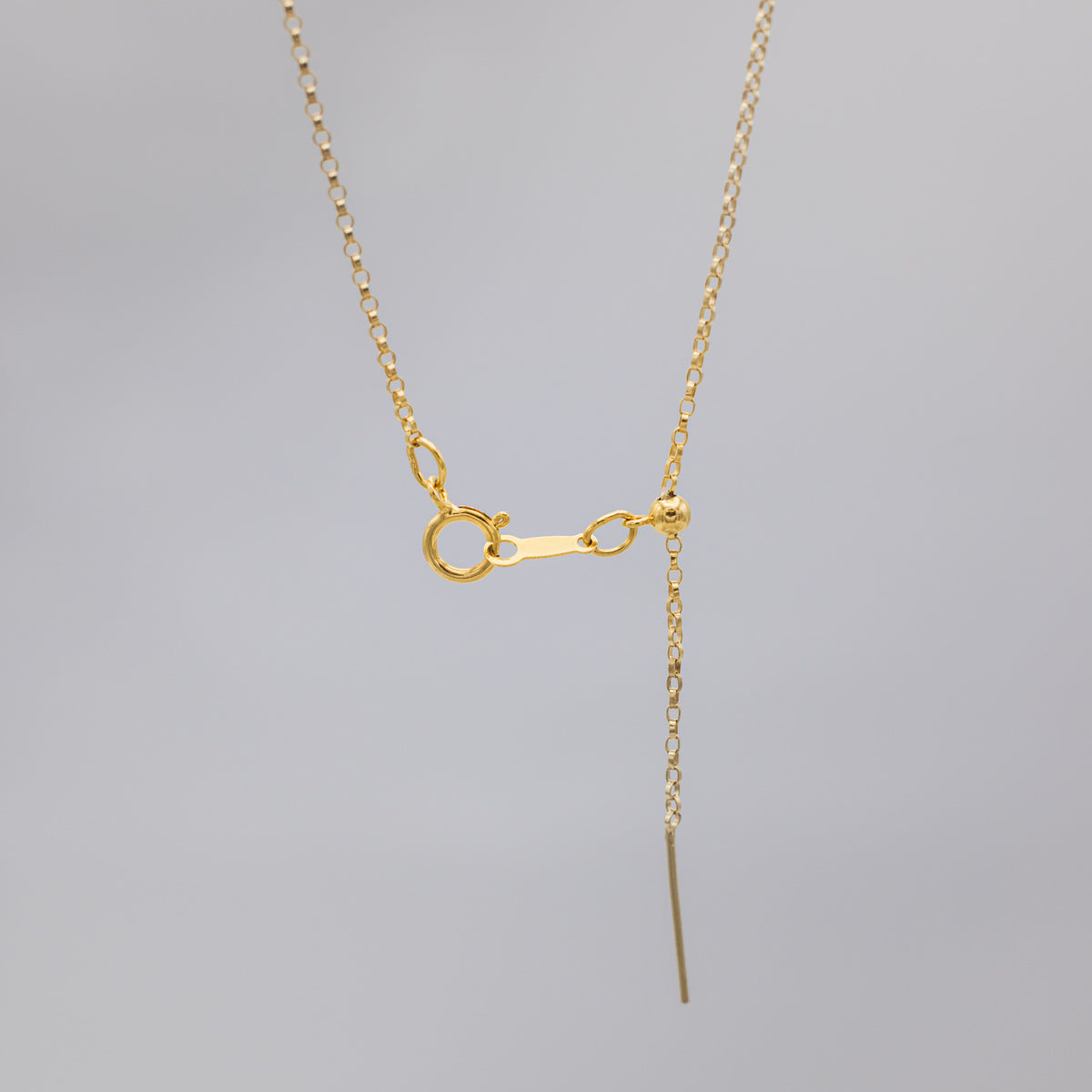 ADJUSTABLE THREADER ROLO CHAIN NECKLACE-3