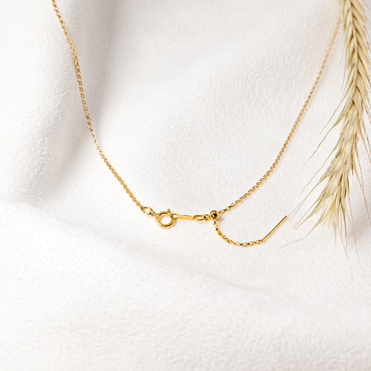 ADJUSTABLE THREADER ROLO CHAIN NECKLACE-2