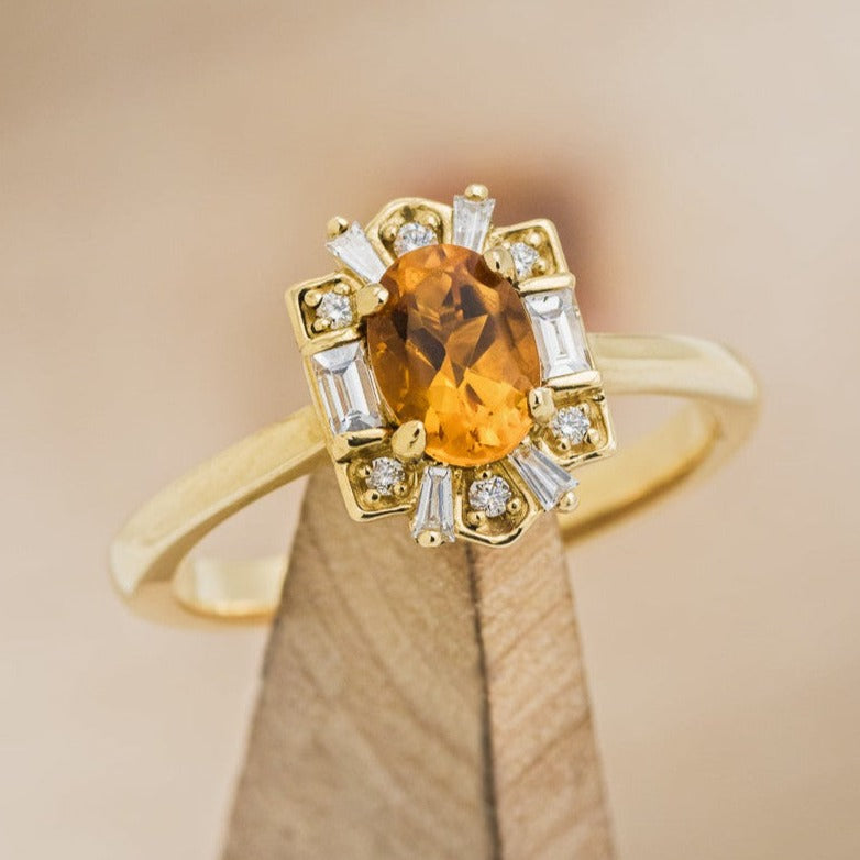 Effy 14K Yellow Gold Citrine and Diamond Ring – effyjewelry.com