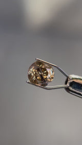1.01ct 6.24mm ROUND BRILLIANT CUT CHAMPAGNE DIAMOND