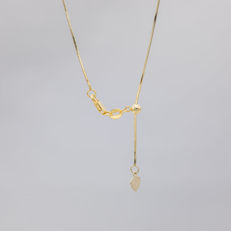 ADJUSTABLE SNAKE CHAIN NECKLACE