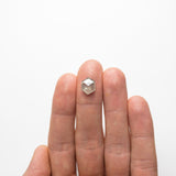 3.76ct 10.95x8.55x4.13mm Hexagon Rosecut 18789-03
