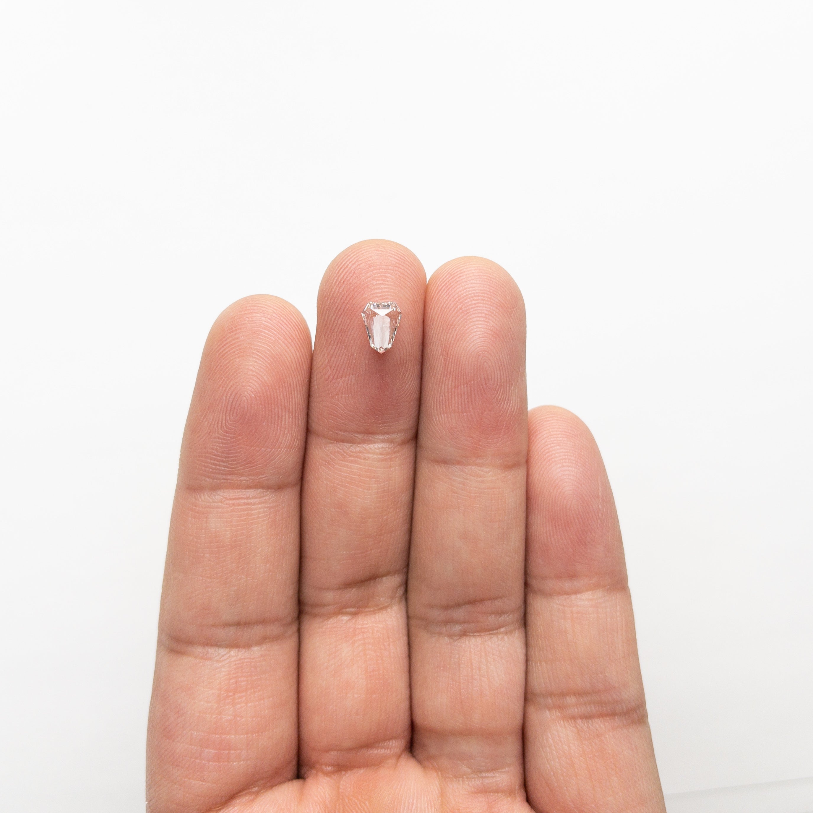 0.43ct 6.63x5.17x1.84mm VVS G Shield Step Cut 19655-01-Staghead Designs