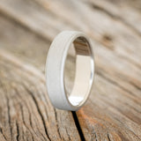 SANDBLASTED WEDDING BAND RING - READY TO SHIP-1