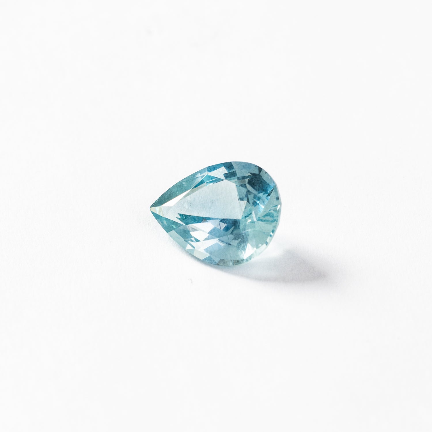 "KALISPELL" - PEAR CUT TEAL MONTANA SAPPHIRE-3