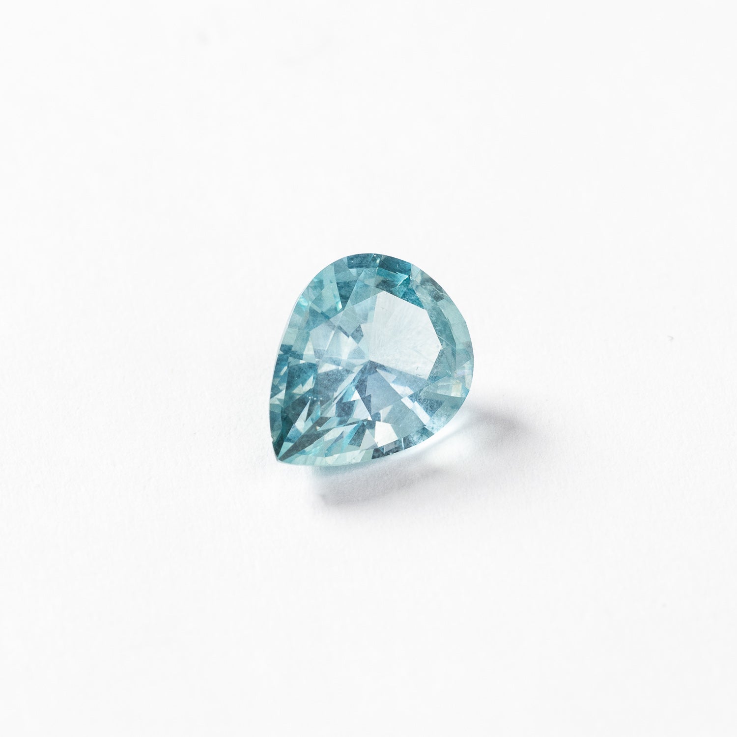 "KALISPELL" - PEAR CUT TEAL MONTANA SAPPHIRE-2
