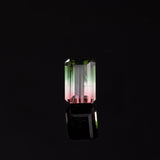 "SUMMER" - EMERALD CUT BI-COLOR TOURMALINE-4