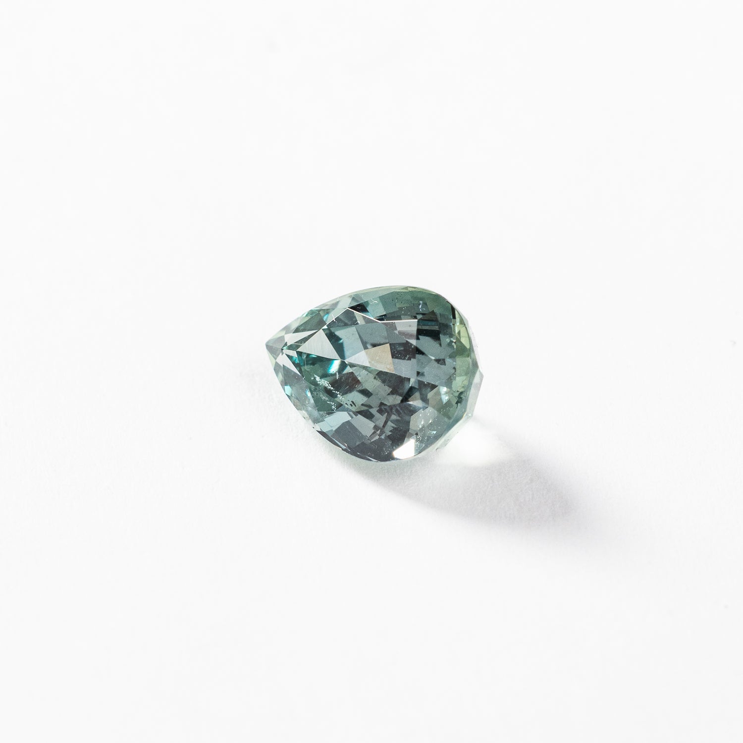 "MISSOULA" - PEAR CUT GREEN MONTANA SAPPHIRE-3