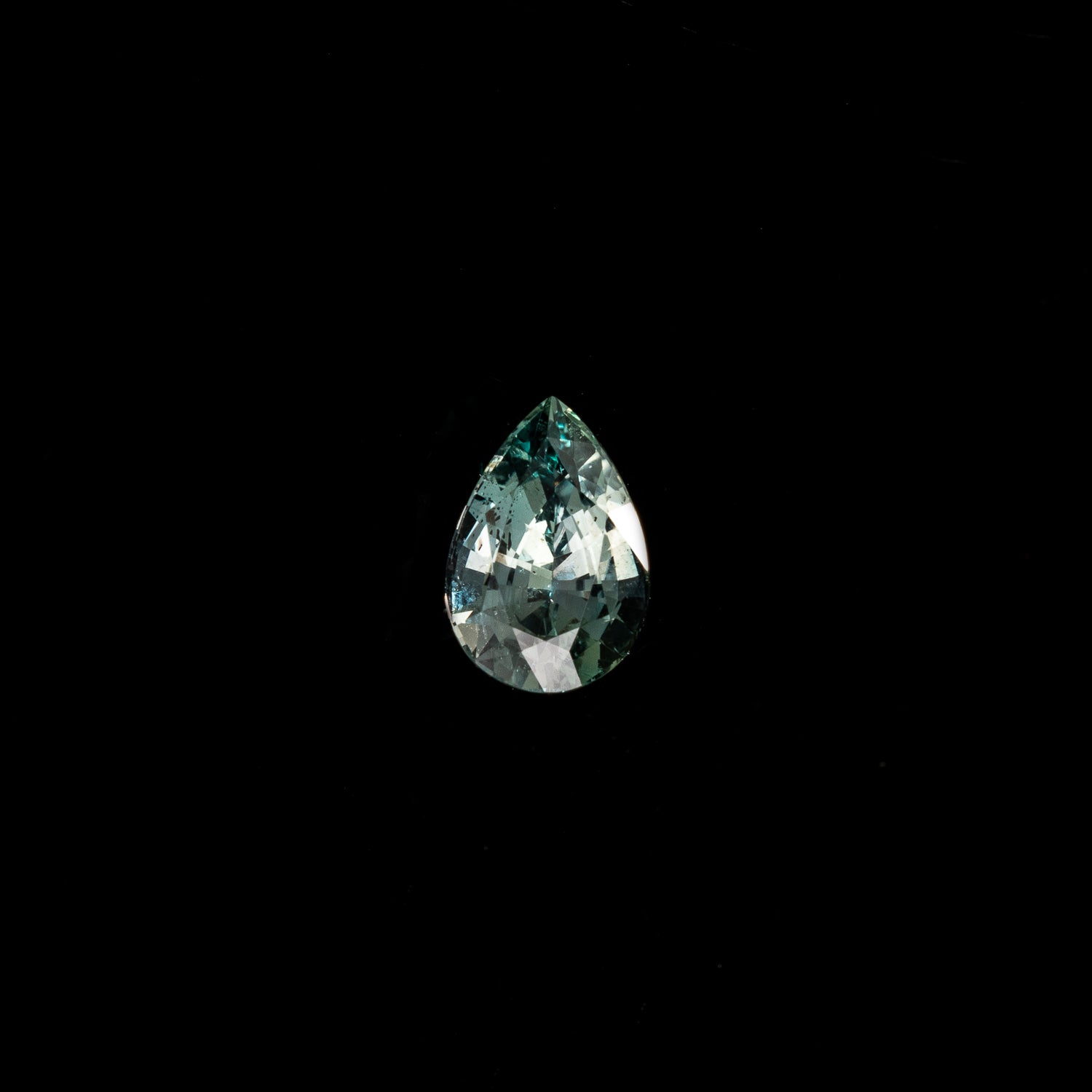 "MISSOULA" - PEAR CUT GREEN MONTANA SAPPHIRE-4