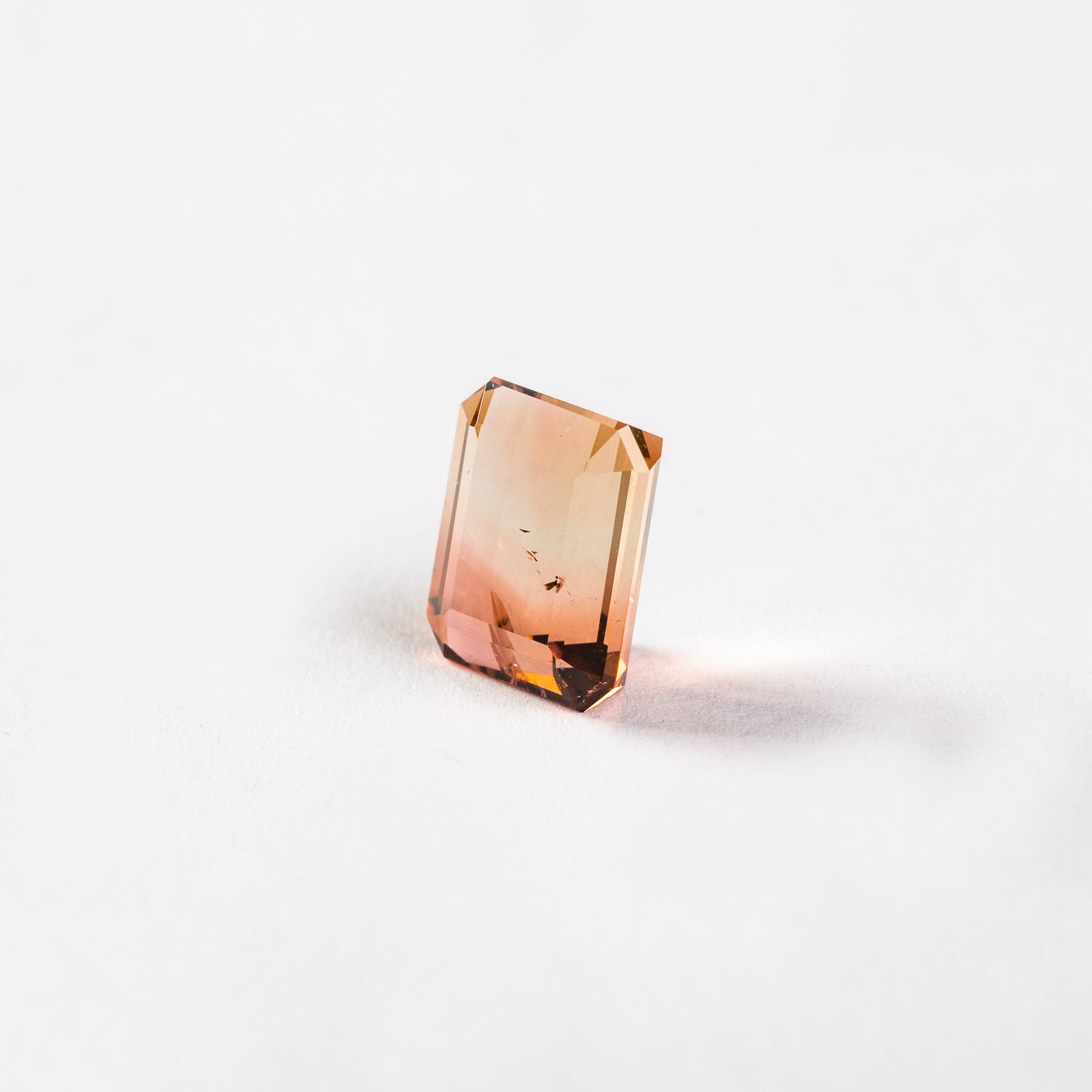 "SERENITY" - EMERALD CUT BI-COLOR TOURMALINE-2