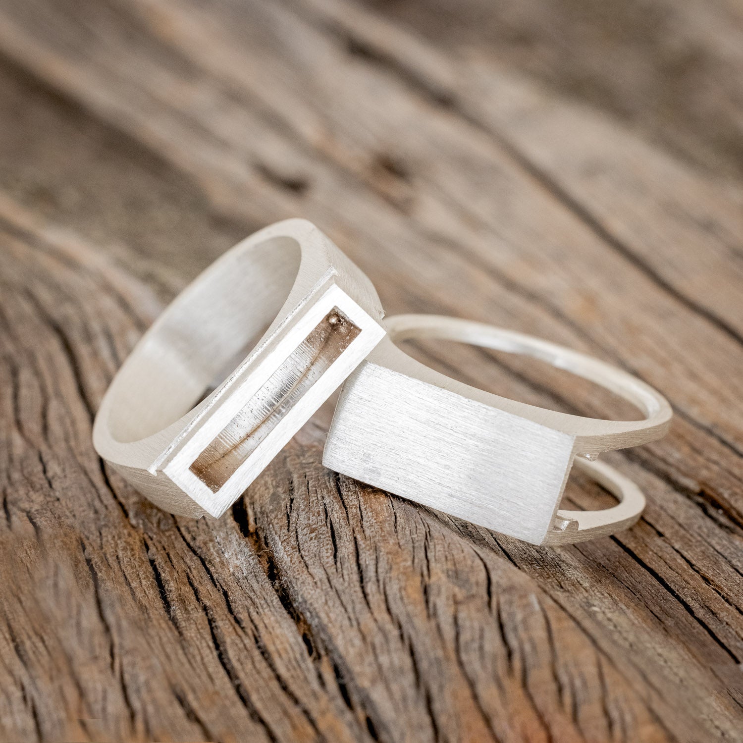 "HEMLOCK" - CUSTOMIZABLE SILVER POISON RING-6