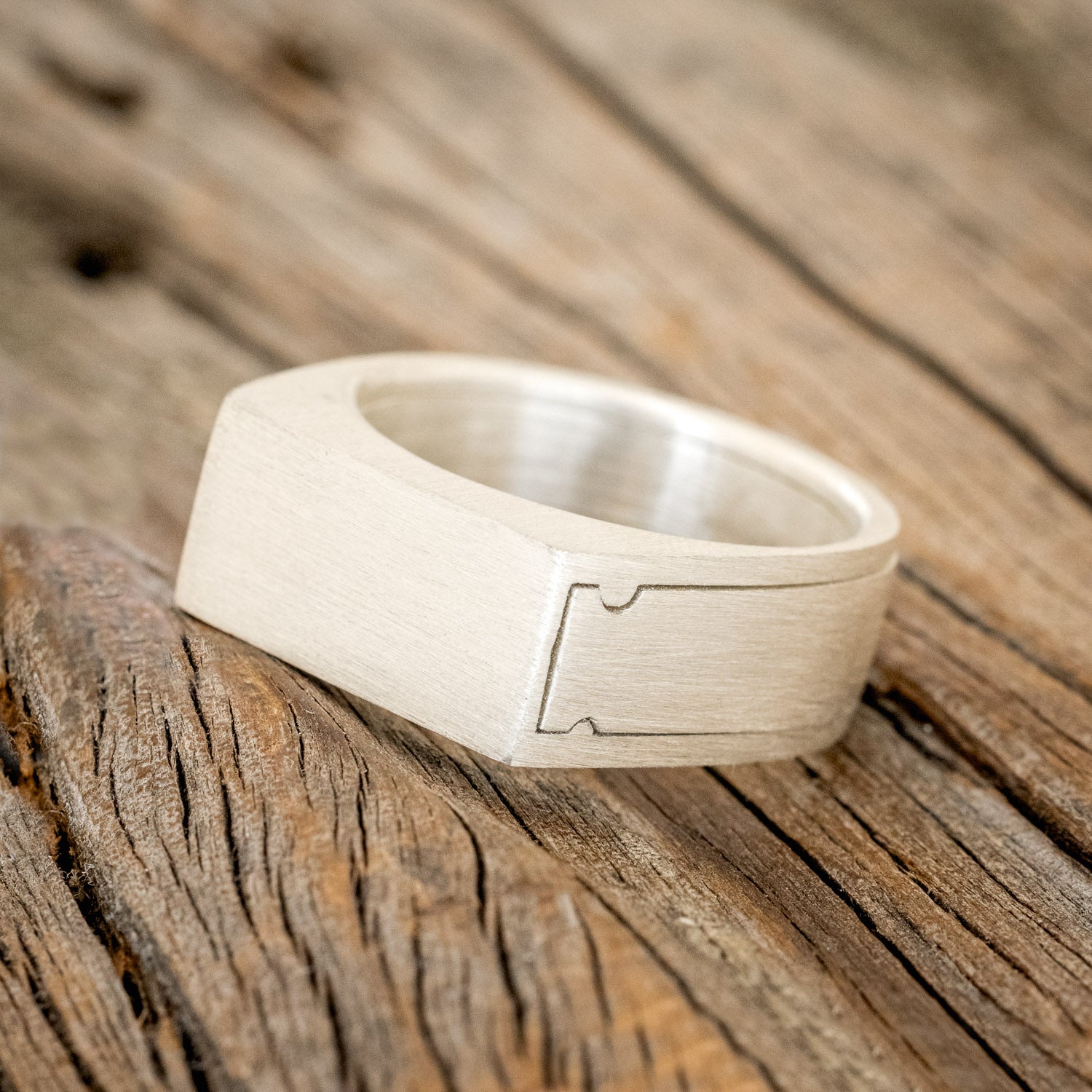 "HEMLOCK" - CUSTOMIZABLE SILVER POISON RING-2