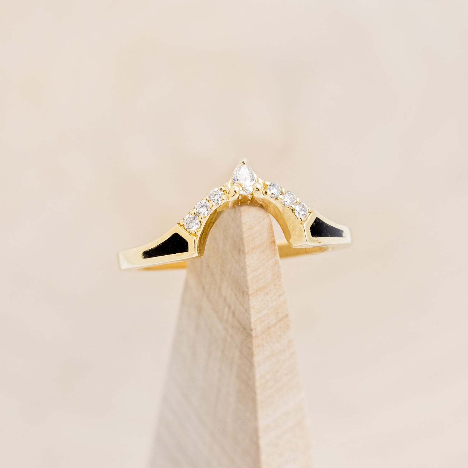 "KB" - BRIDAL SUITE - OVAL ONYX ENGAGEMENT RING WITH DIAMOND ACCENTS & TRACERS-13