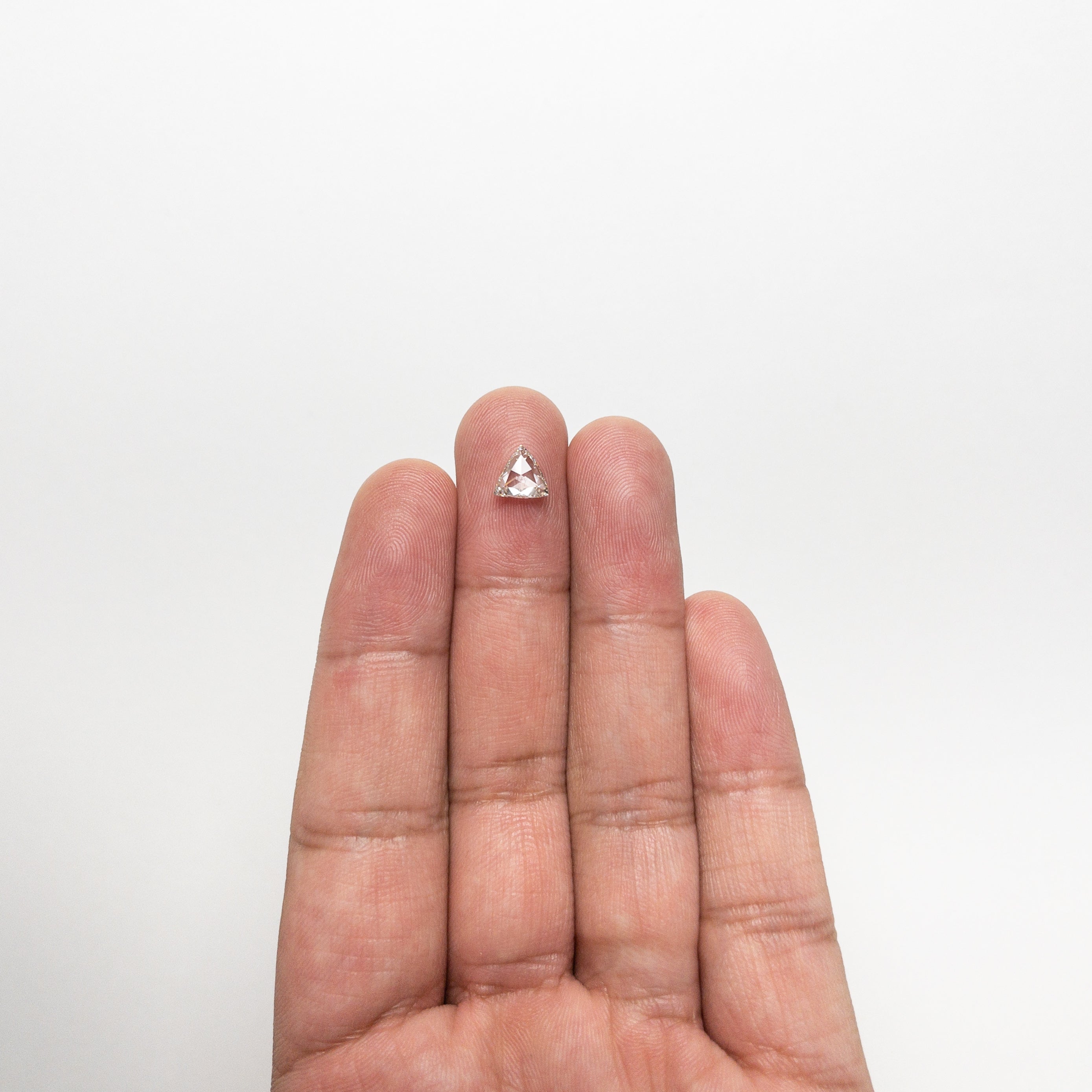 0.73ct 6.65x6.84x2.22mm SI1 L Trillion Rosecut 🇨🇦 21370-01-Staghead Designs