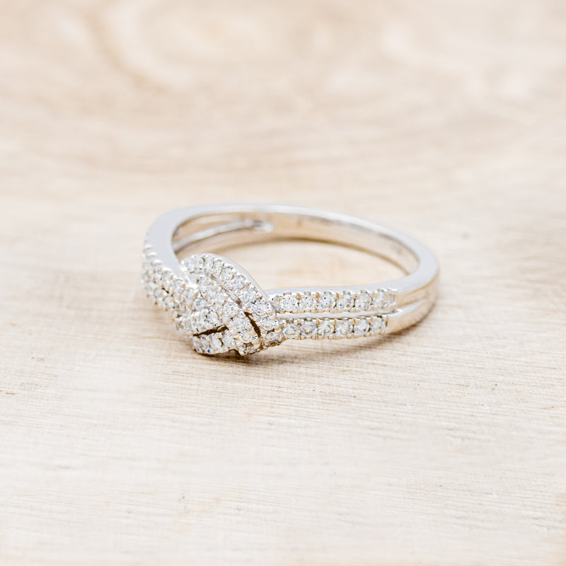 DIAMOND KNOT ACCENTED RING-3