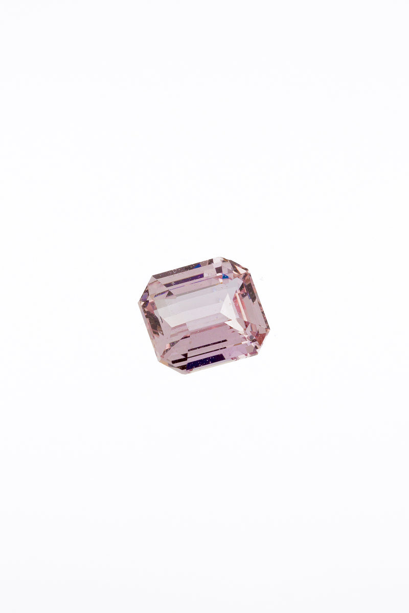 "ZARIA" - EMERALD-CUT PINK SAPPHIRE-2