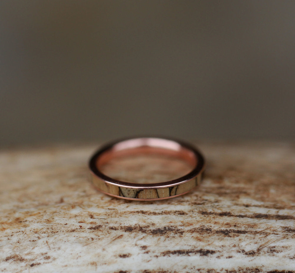 "ETERNA" - SPALTED MAPLE STACKING BAND-12