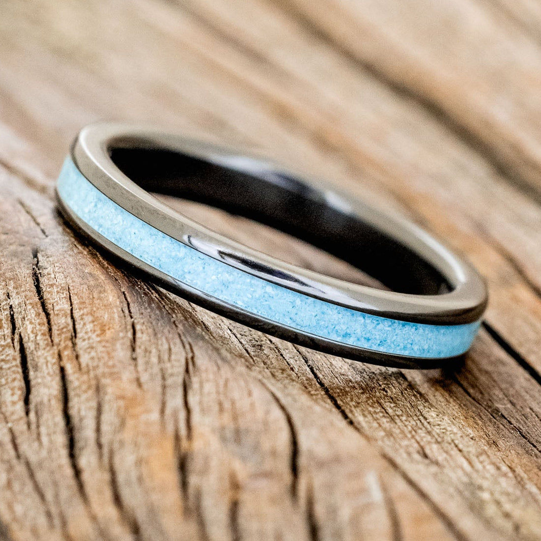 "ETERNA" - TURQUOISE STACKING BAND-12
