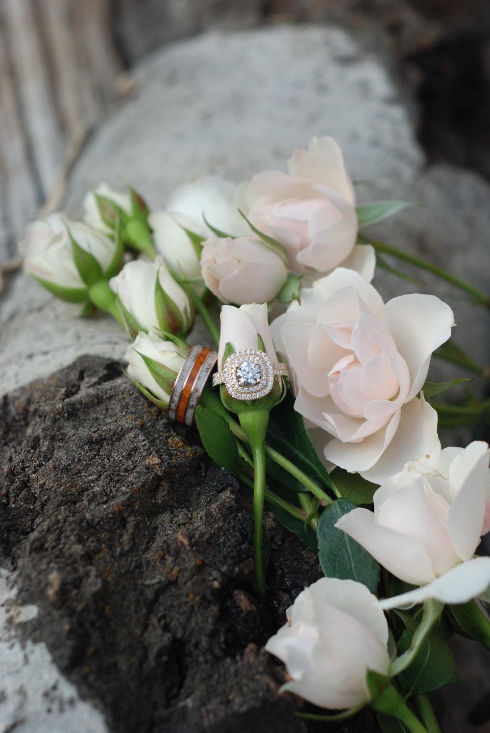 "RIO" - IRONWOOD & ANTLER WEDDING BAND - READY TO SHIP-11