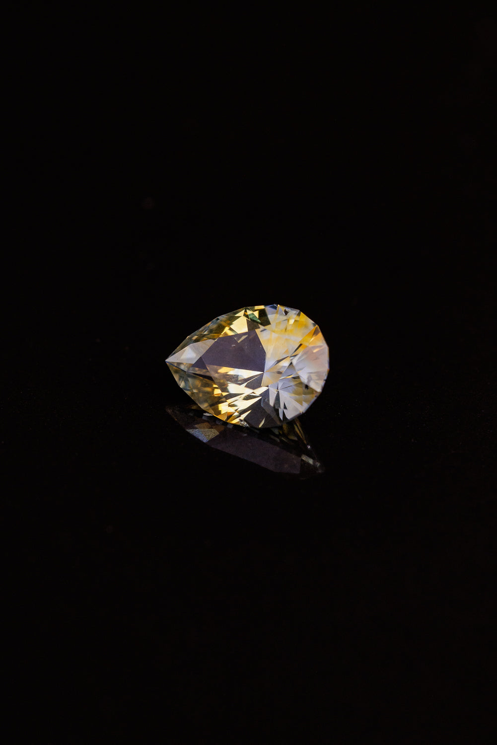 "MARIGOLD" - PEAR-SHAPED MONTANA SAPPHIRE-5
