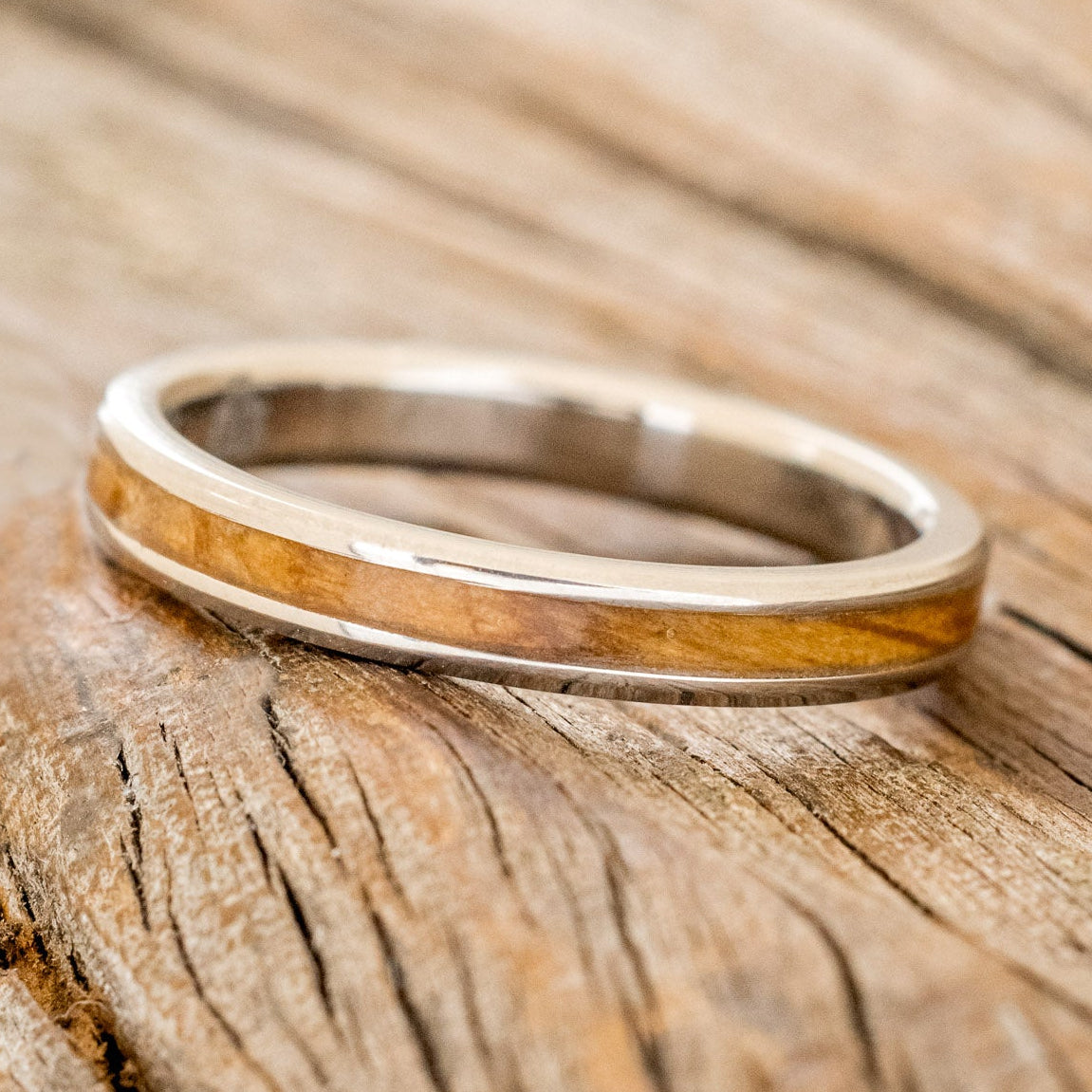 "ETERNA" - WHISKEY BARREL OAK STACKING BAND-2
