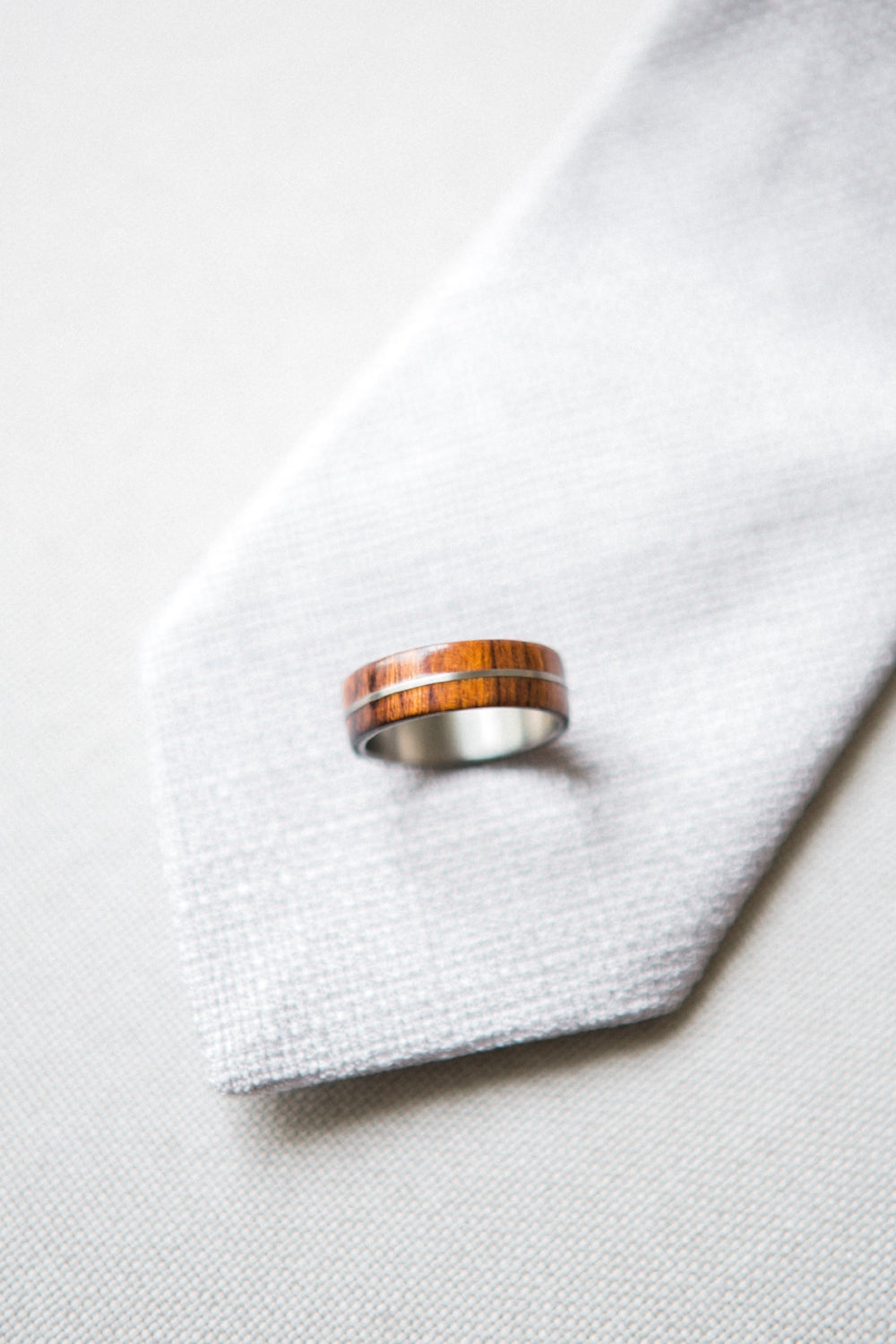 "GOLDEN" - IRONWOOD WEDDING BAND-7