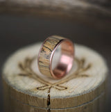 "RAINIER" IN SPALTED MAPLE & FIRE-TREATED BLACK ZIRCONIUM (available in silver, black zirconium, damascus steel & 14K white, yellow, or rose gold) - Staghead Designs - Antler Rings By Staghead Designs