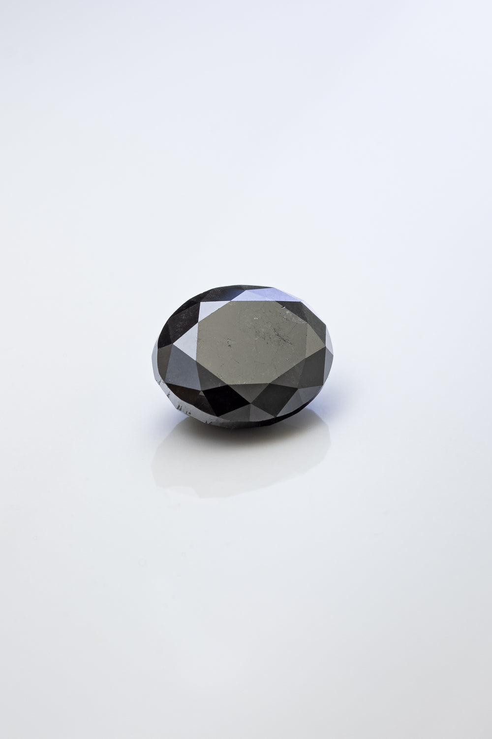 "AYA" - OVAL DOUBLE CUT SALT & PEPPER DIAMOND-2