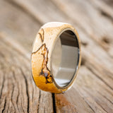 "HAVEN" - SPALTED MAPLE WEDDING RING - READY TO SHIP-4