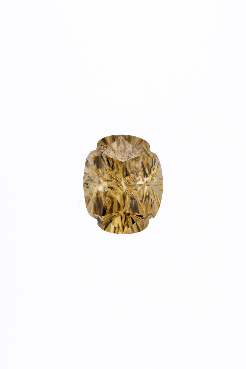 "HONEY" - FOUR DIRECTIONS CUT ZIRCON-1