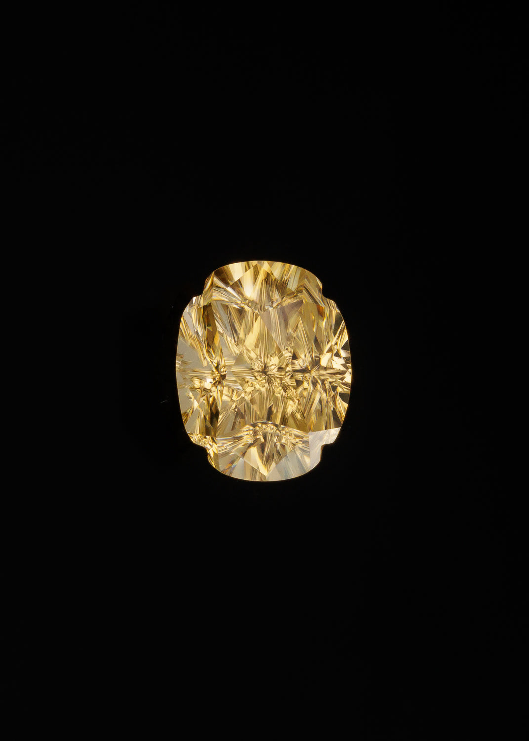 "HONEY" - FOUR DIRECTIONS CUT ZIRCON-4