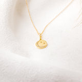 DIAMOND CRESCENT MOON CHAIN NECKLACE-1