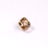 0.97ct 5.21x5.14mm CUSHION DOUBLE CUT CHAMPAGNE SALT & PEPPER DIAMOND