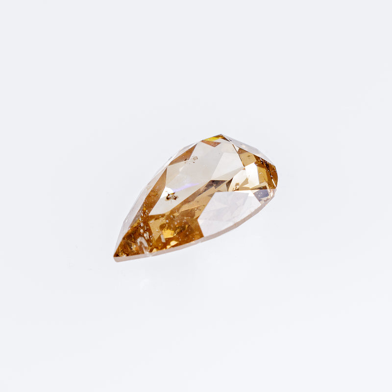 "ARBANE" - PEAR-SHAPED CHAMPAGNE SALT & PEPPER DIAMOND-3