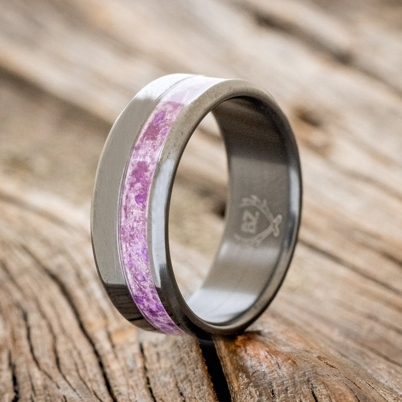 "CASTOR" - SUGILITE WEDDING RING-1