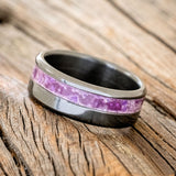 "CASTOR" - SUGILITE WEDDING RING-2