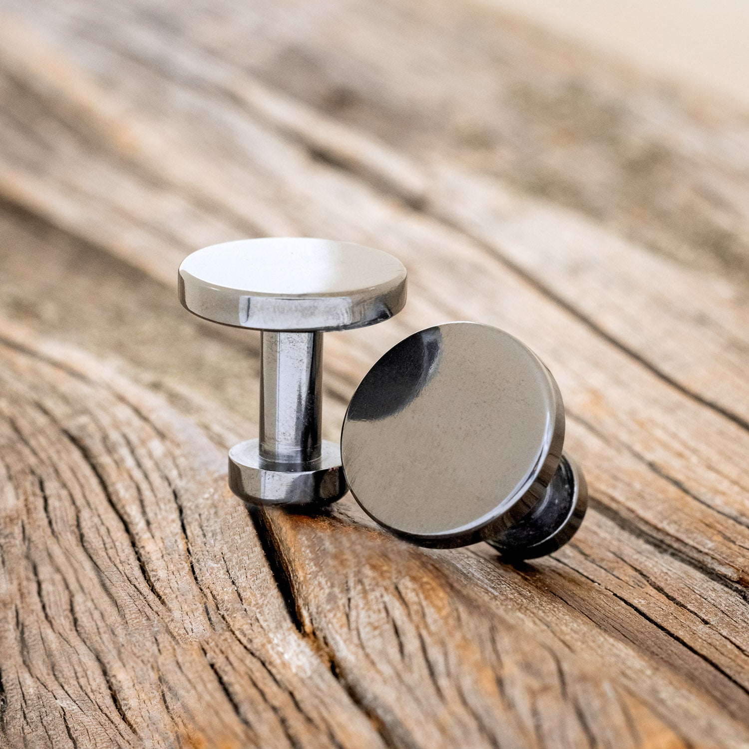 BLACK ZIRCONIUM CUFFLINKS-2