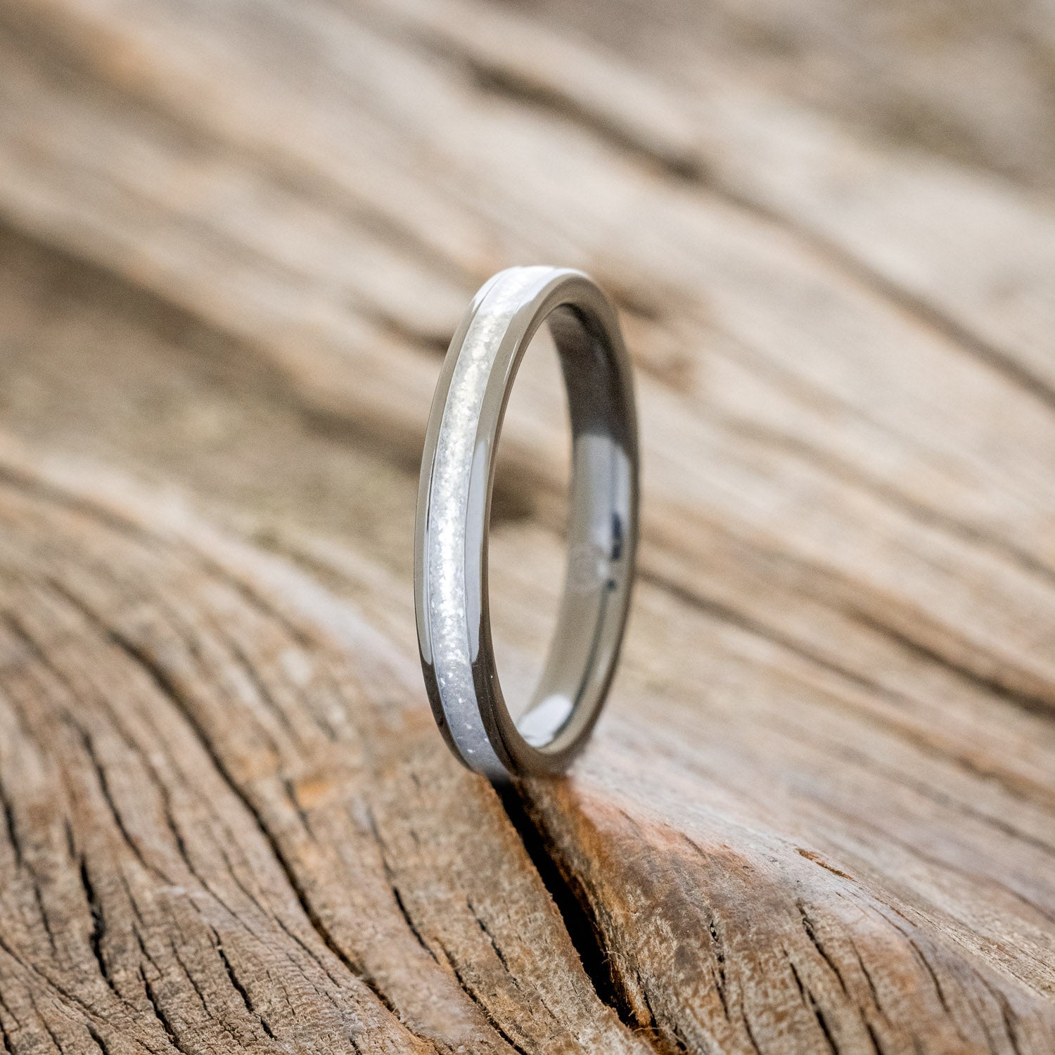 "ETERNA" - DIAMOND DUST STACKING BAND-7