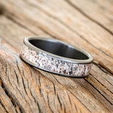 "RAINIER" - ELK ANTLER WEDDING BAND - READY TO SHIP-9