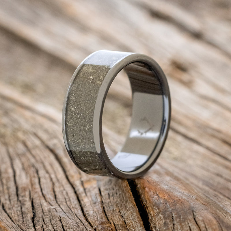 "RAINIER" - PYRITE WEDDING RING - READY TO SHIP-9