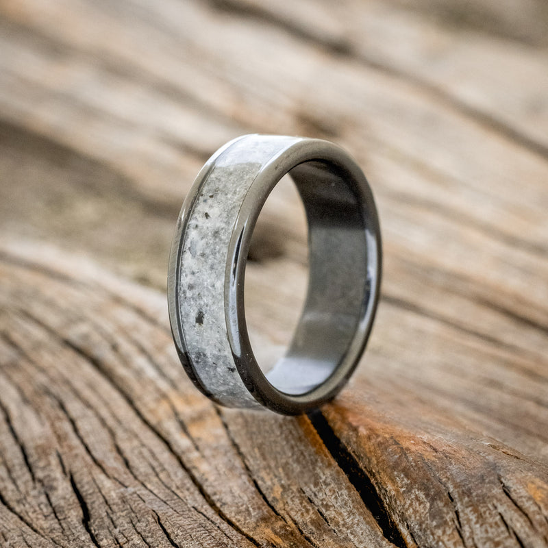 "RAINIER" - MOONSTONE WEDDING RING-4